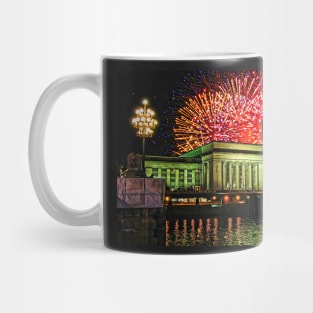 4th of July, 30th Street Station, Philadelphia. Mug